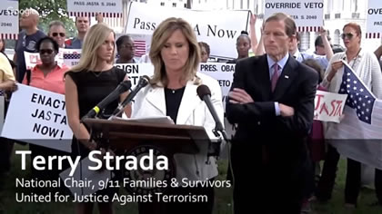 Terry Strada, National Chair, 9/11 Families and Survivors United for Justice Against Terrorism